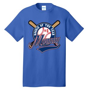 Mommy Of Rookie 1st Birthday Baseball Theme Matching Party Gift Tall T-Shirt