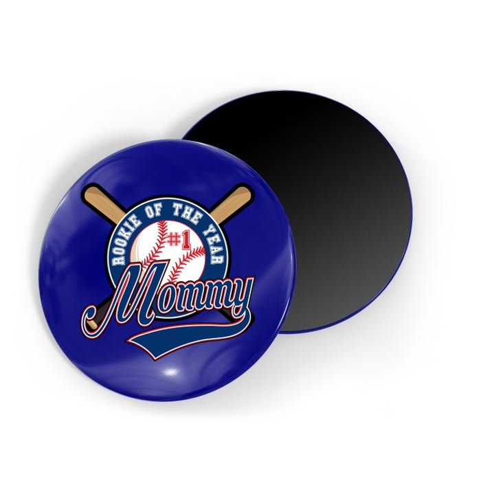 Mommy Of Rookie 1st Birthday Baseball Theme Matching Party Gift Magnet