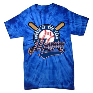 Mommy Of Rookie 1st Birthday Baseball Theme Matching Party Gift Tie-Dye T-Shirt