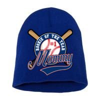 Mommy Of Rookie 1st Birthday Baseball Theme Matching Party Gift Short Acrylic Beanie