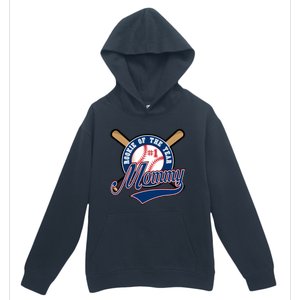 Mommy Of Rookie 1st Birthday Baseball Theme Matching Party Gift Urban Pullover Hoodie