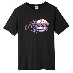 Mommy Of Rookie 1st Birthday Baseball Theme Matching Party Gift Tall Fusion ChromaSoft Performance T-Shirt