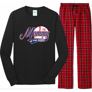 Mommy Of Rookie 1st Birthday Baseball Theme Matching Party Gift Long Sleeve Pajama Set