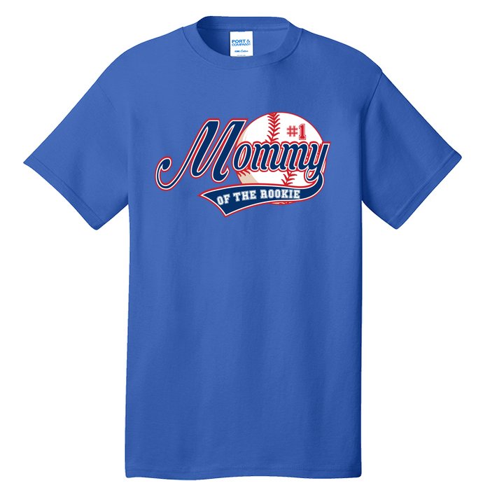 Mommy Of Rookie 1st Birthday Baseball Theme Matching Party Gift Tall T-Shirt