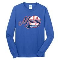 Mommy Of Rookie 1st Birthday Baseball Theme Matching Party Gift Tall Long Sleeve T-Shirt