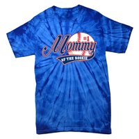 Mommy Of Rookie 1st Birthday Baseball Theme Matching Party Gift Tie-Dye T-Shirt