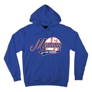 Mommy Of Rookie 1st Birthday Baseball Theme Matching Party Gift Tall Hoodie