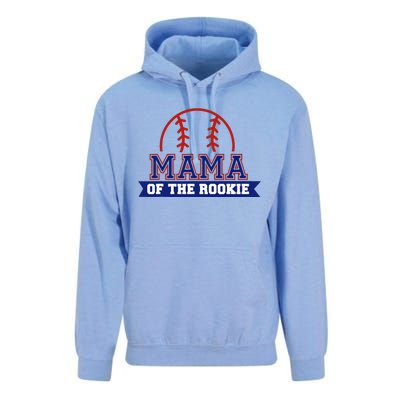 Mama Of Rookie 1st Birthday Baseball Theme Matching Party Unisex Surf Hoodie