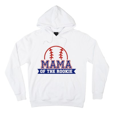 Mama Of Rookie 1st Birthday Baseball Theme Matching Party Hoodie