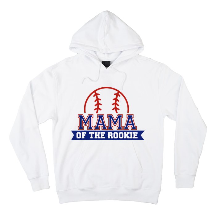 Mama Of Rookie 1st Birthday Baseball Theme Matching Party Hoodie