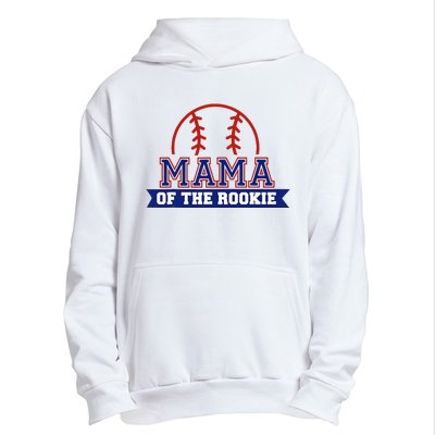 Mama Of Rookie 1st Birthday Baseball Theme Matching Party Urban Pullover Hoodie