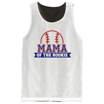 Mama Of Rookie 1st Birthday Baseball Theme Matching Party Mesh Reversible Basketball Jersey Tank