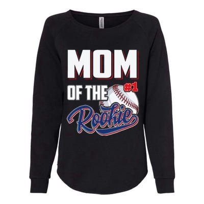 Mom Of Rookie 1 Years Old Team 1st Birthday Baseball Womens California Wash Sweatshirt