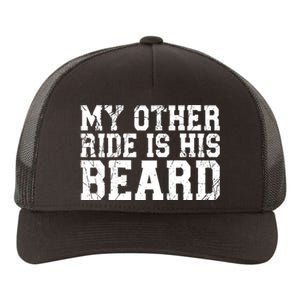 My Other Ride Is His Beard Yupoong Adult 5-Panel Trucker Hat