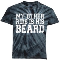 My Other Ride Is His Beard Kids Tie-Dye T-Shirt