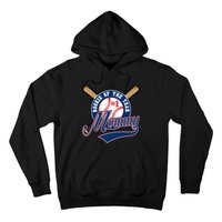 Mommy of Rookie 1st Birthday Baseball Theme Matching Party Hoodie