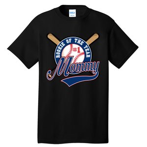 Mommy of Rookie 1st Birthday Baseball Theme Matching Party Tall T-Shirt