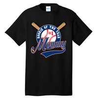 Mommy of Rookie 1st Birthday Baseball Theme Matching Party Tall T-Shirt