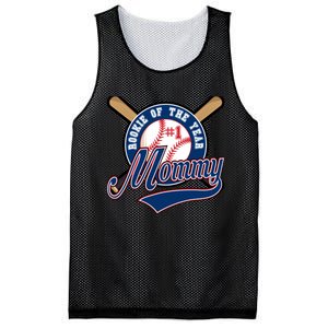 Mommy of Rookie 1st Birthday Baseball Theme Matching Party Mesh Reversible Basketball Jersey Tank