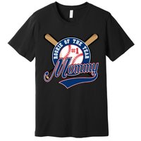 Mommy of Rookie 1st Birthday Baseball Theme Matching Party Premium T-Shirt