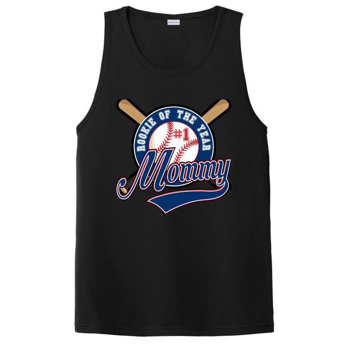 Mommy of Rookie 1st Birthday Baseball Theme Matching Party PosiCharge Competitor Tank