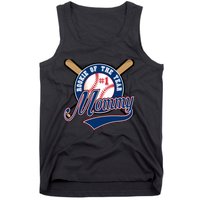 Mommy of Rookie 1st Birthday Baseball Theme Matching Party Tank Top