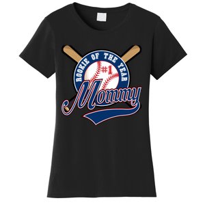 Mommy of Rookie 1st Birthday Baseball Theme Matching Party Women's T-Shirt