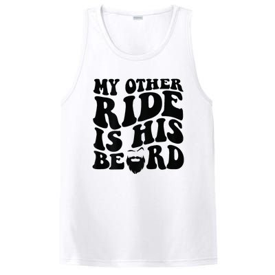 My Other Ride Is His Beard Retro Groovy PosiCharge Competitor Tank