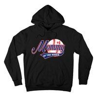 Mommy of Rookie 1st Birthday Baseball Theme Matching Party Hoodie