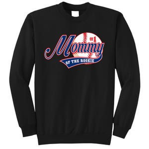 Mommy of Rookie 1st Birthday Baseball Theme Matching Party Sweatshirt