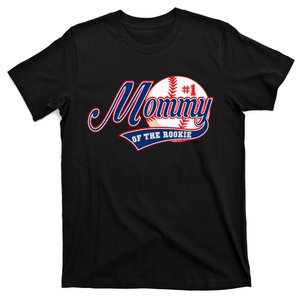 Mommy of Rookie 1st Birthday Baseball Theme Matching Party T-Shirt