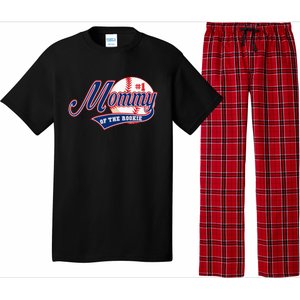 Mommy of Rookie 1st Birthday Baseball Theme Matching Party Pajama Set