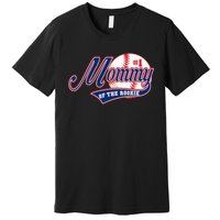 Mommy of Rookie 1st Birthday Baseball Theme Matching Party Premium T-Shirt