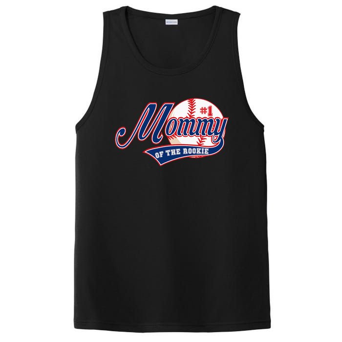 Mommy of Rookie 1st Birthday Baseball Theme Matching Party PosiCharge Competitor Tank