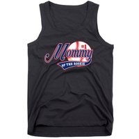 Mommy of Rookie 1st Birthday Baseball Theme Matching Party Tank Top