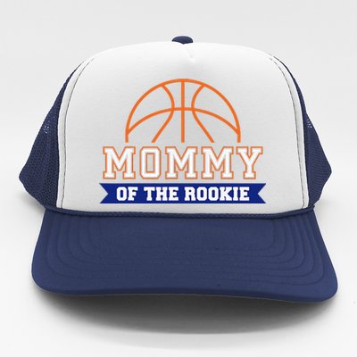 Mommy Of Rookie 1st Birthday Basketball Theme Matching Party Trucker Hat