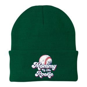 Mommy of Rookie 1st Birthday Baseball Theme Matching Party Knit Cap Winter Beanie