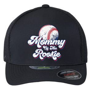 Mommy of Rookie 1st Birthday Baseball Theme Matching Party Flexfit Unipanel Trucker Cap