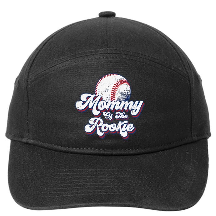 Mommy of Rookie 1st Birthday Baseball Theme Matching Party 7-Panel Snapback Hat