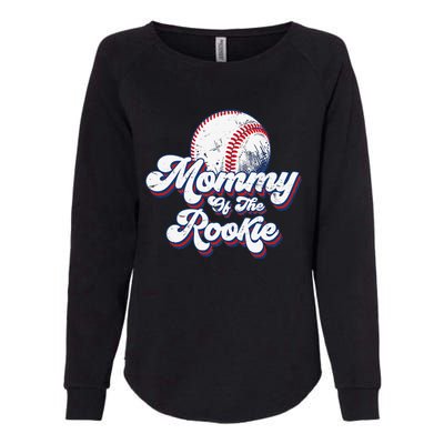 Mommy of Rookie 1st Birthday Baseball Theme Matching Party Womens California Wash Sweatshirt