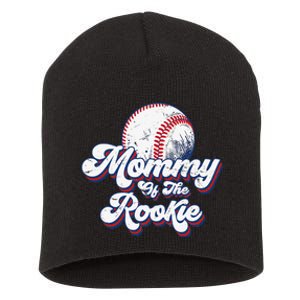 Mommy of Rookie 1st Birthday Baseball Theme Matching Party Short Acrylic Beanie