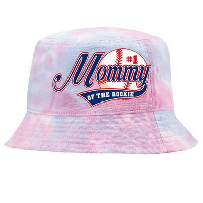 Mommy Of Rookie 1st Birthday Baseball Theme Matching Party Tie-Dyed Bucket Hat