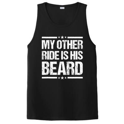 My Other Ride Is His Beard Funny Motorcycle PosiCharge Competitor Tank