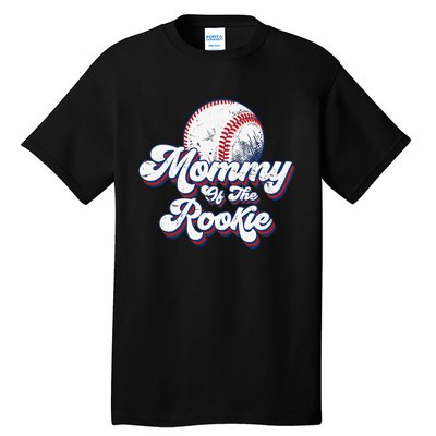 Mommy of Rookie 1st Birthday Baseball Matching Party Tall T-Shirt