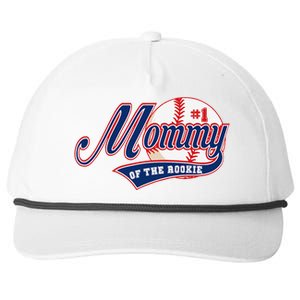 Mommy Of Rookie 1st Birthday Baseball Theme Matching Party Snapback Five-Panel Rope Hat