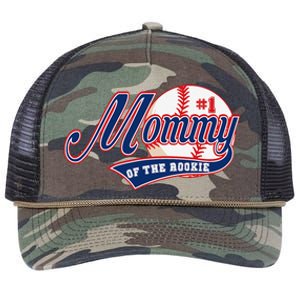 Mommy Of Rookie 1st Birthday Baseball Theme Matching Party Retro Rope Trucker Hat Cap