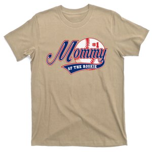 Mommy Of Rookie 1st Birthday Baseball Theme Matching Party T-Shirt