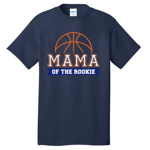 Mama Of Rookie 1st Birthday Basketball Theme Matching Party Tall T-Shirt