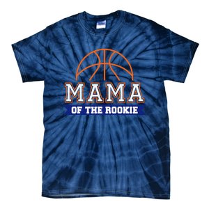 Mama Of Rookie 1st Birthday Basketball Theme Matching Party Tie-Dye T-Shirt