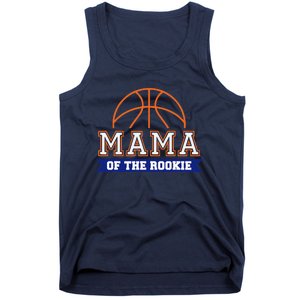 Mama Of Rookie 1st Birthday Basketball Theme Matching Party Tank Top